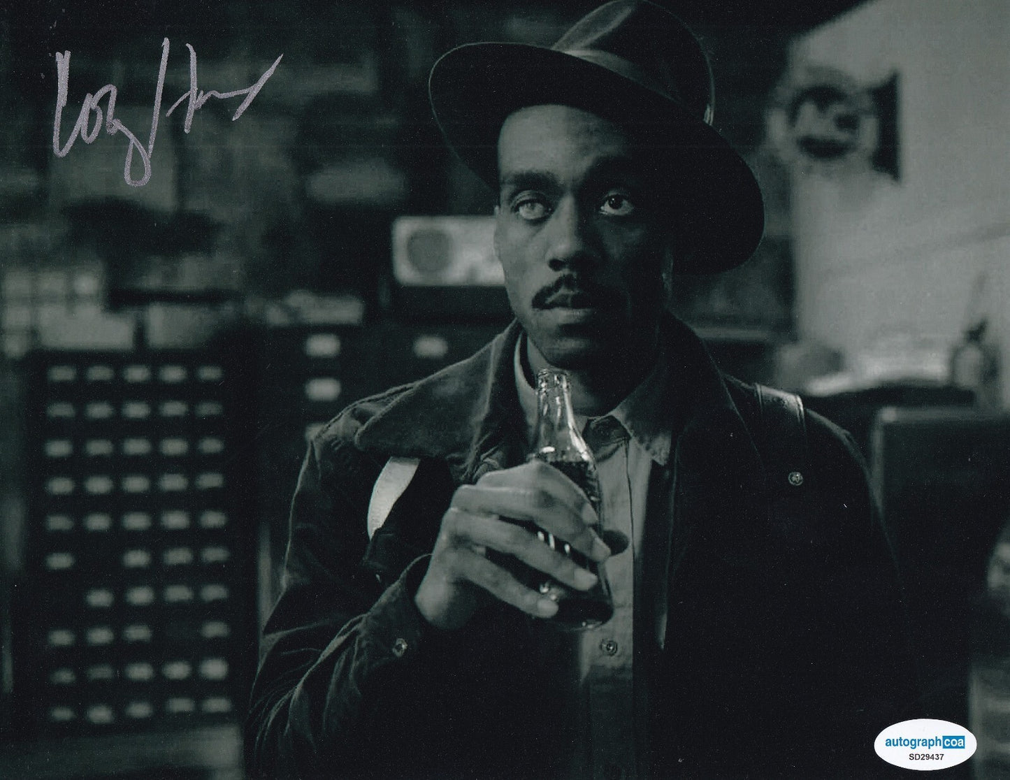COREY HENDRIX signed (FARGO) Omie Sparkman 8X10 photo ACOA SD29437
