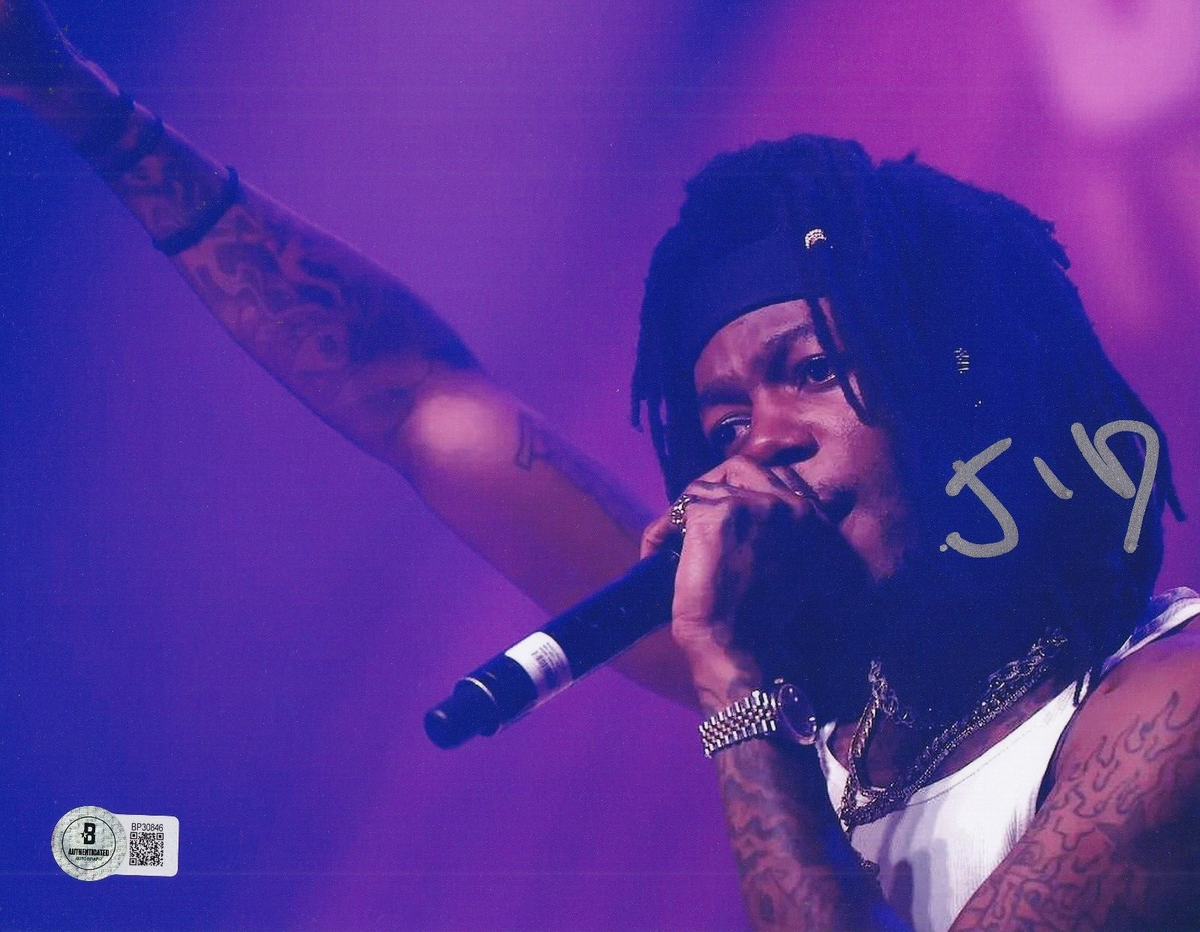 JID signed (DREAMVILLE) Music J.I.D LIGHTS OUT Rapper 8X10 photo BECKETT BP30846