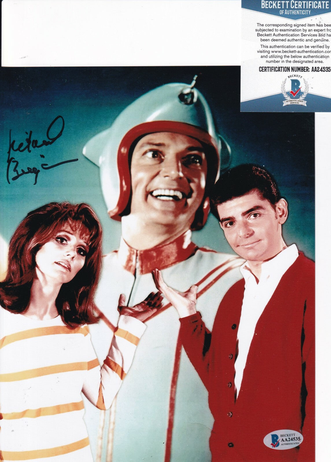 RICHARD BENJAMIN signed (QUARK) autographed 8X10 photo BECKETT BAS AA24535