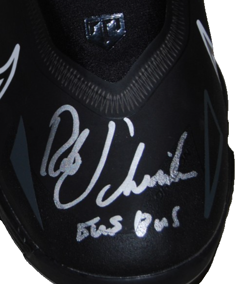 ROB SCHNEIDER signed (THE BENCHWARMERS) baseball cleat shoe PSA/DNA AN13960