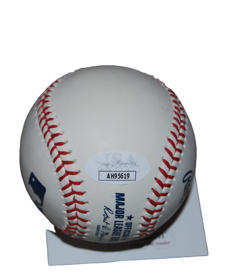 VICTOR ROBLES signed (WASHINGTON NATIONALS) OML baseball JSA Authentic AH95619