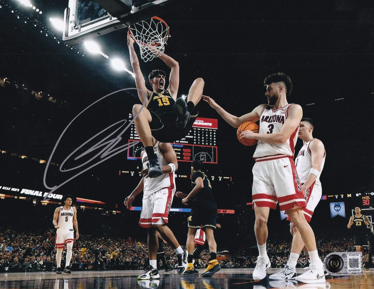 ADAY MARA signed (MICHIGAN WOLVERINES) basketball 8x10 PHOTO BECKETT BY085744
