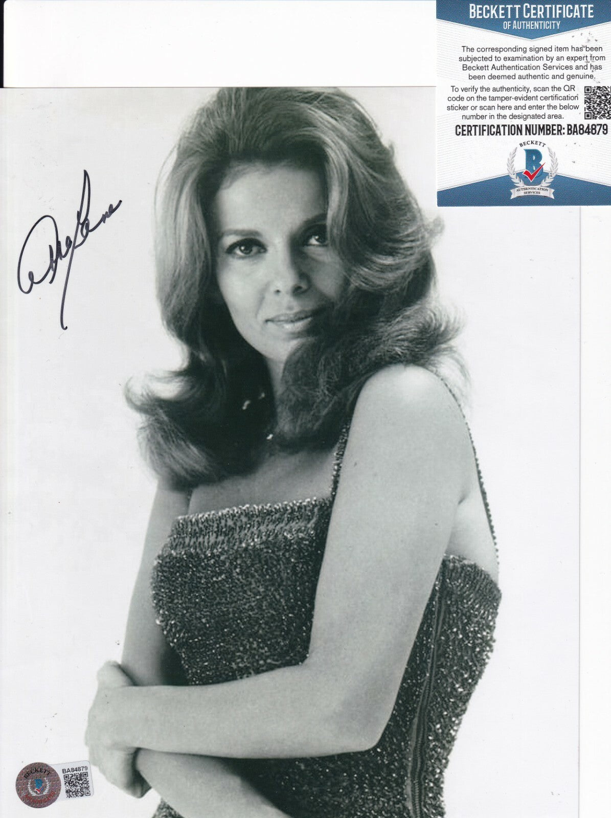 ABBE LANE signed (THE TWILIGHT ZONE) Actress 8X10 photo BECKETT BAS BB84879