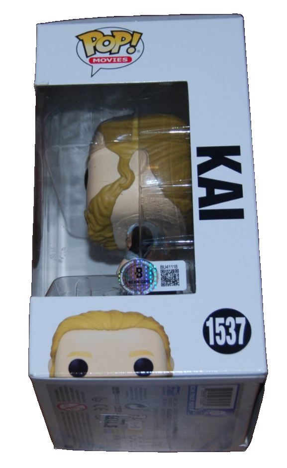 CHARLIE HUNNAM signed (REBEL MOON) Kai Funko pop #1537 BECKETT BAS BU41118