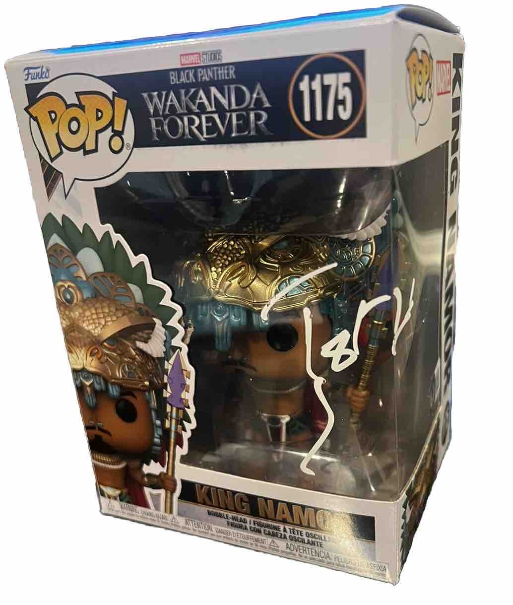 TENOCH HUERTA signed (Wakanda Forever)  #1175 Namor Funko Pop Beckett BJ76790