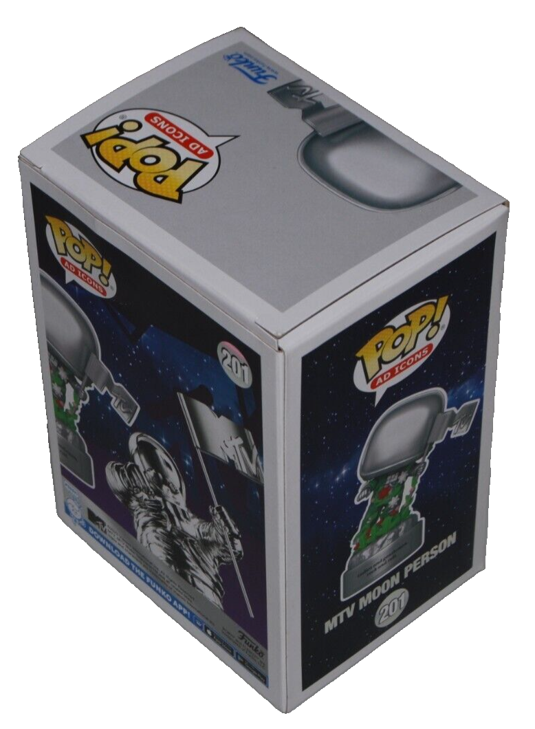VANILLA ICE signed (MTV MOON PERSON) Funko Pop AD ICONS #201 BECKETT BAS BP30273