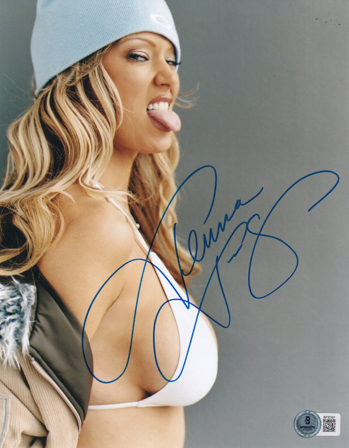 JENNA JAMESON signed (LEGENDARY XXX) ADULT Star 8X10 photo BECKETT BAS BP30181