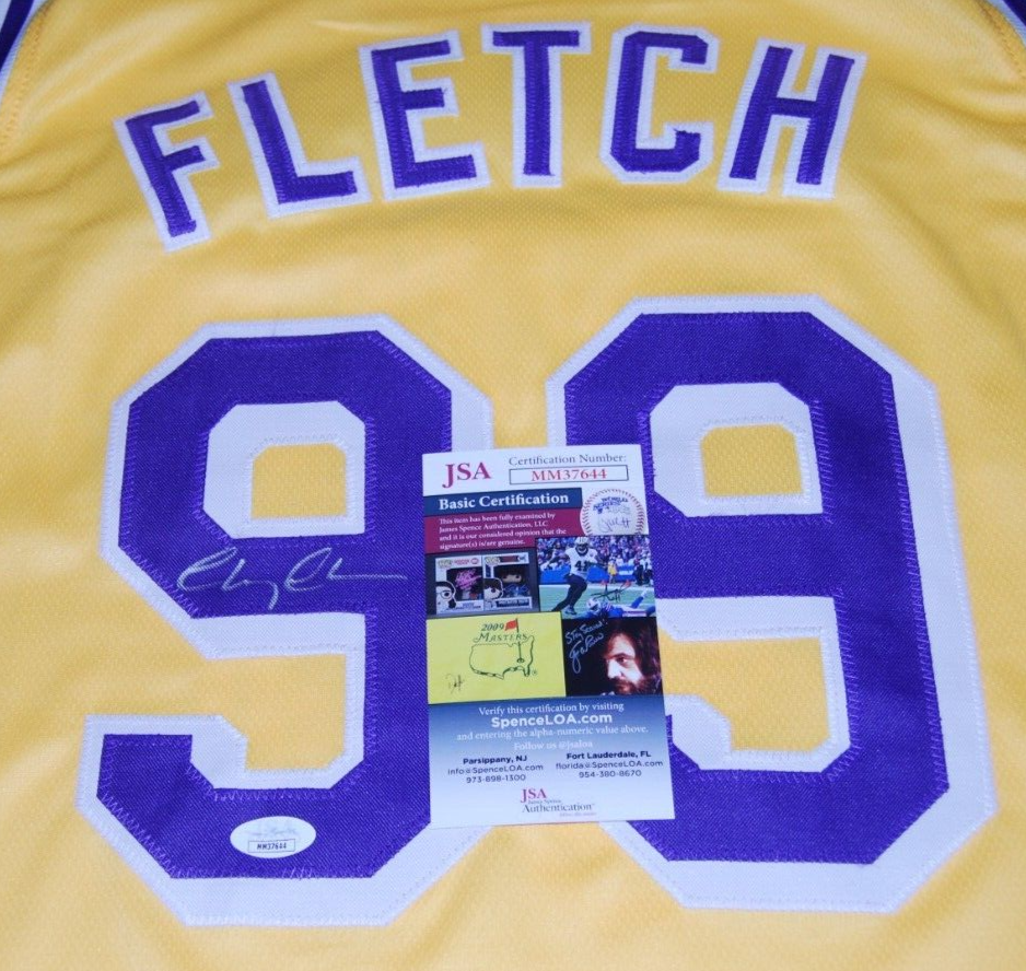 CHEVY CHASE signed (FLETCH) Los Angeles Lakers Custom #99 basketball jersey JSA