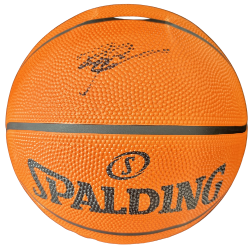 BRICE SENSABAUGH signed (UTAH JAZZ) Spalding NAB basketball PSA/DNA AN10042