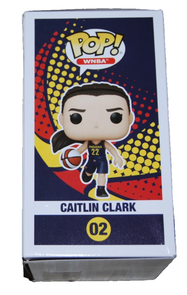 CAITLIN CLARK signed (INDIANA FEVER) WNBA #02 Funko Pop BECKETT BAS AE61918