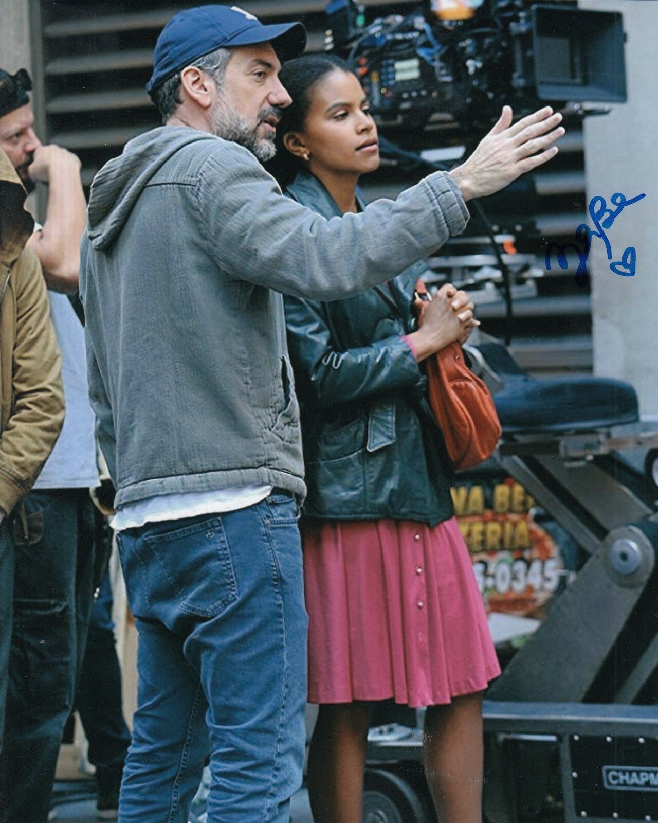 ZAZIE BEETZ signed (DEADPOOL 2) Movie 8X10 *DOMINO* ( PROOF) photo W/COA #3