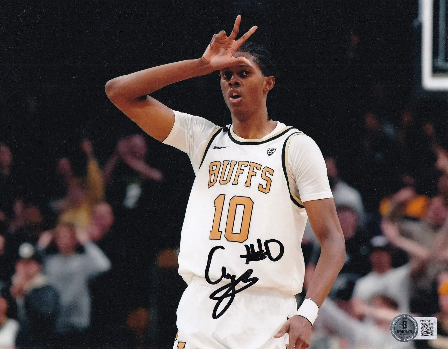CODY WILLIAMS signed (COLORADO BUFFALOES) Basketball 8X10 photo BECKETT BM85040