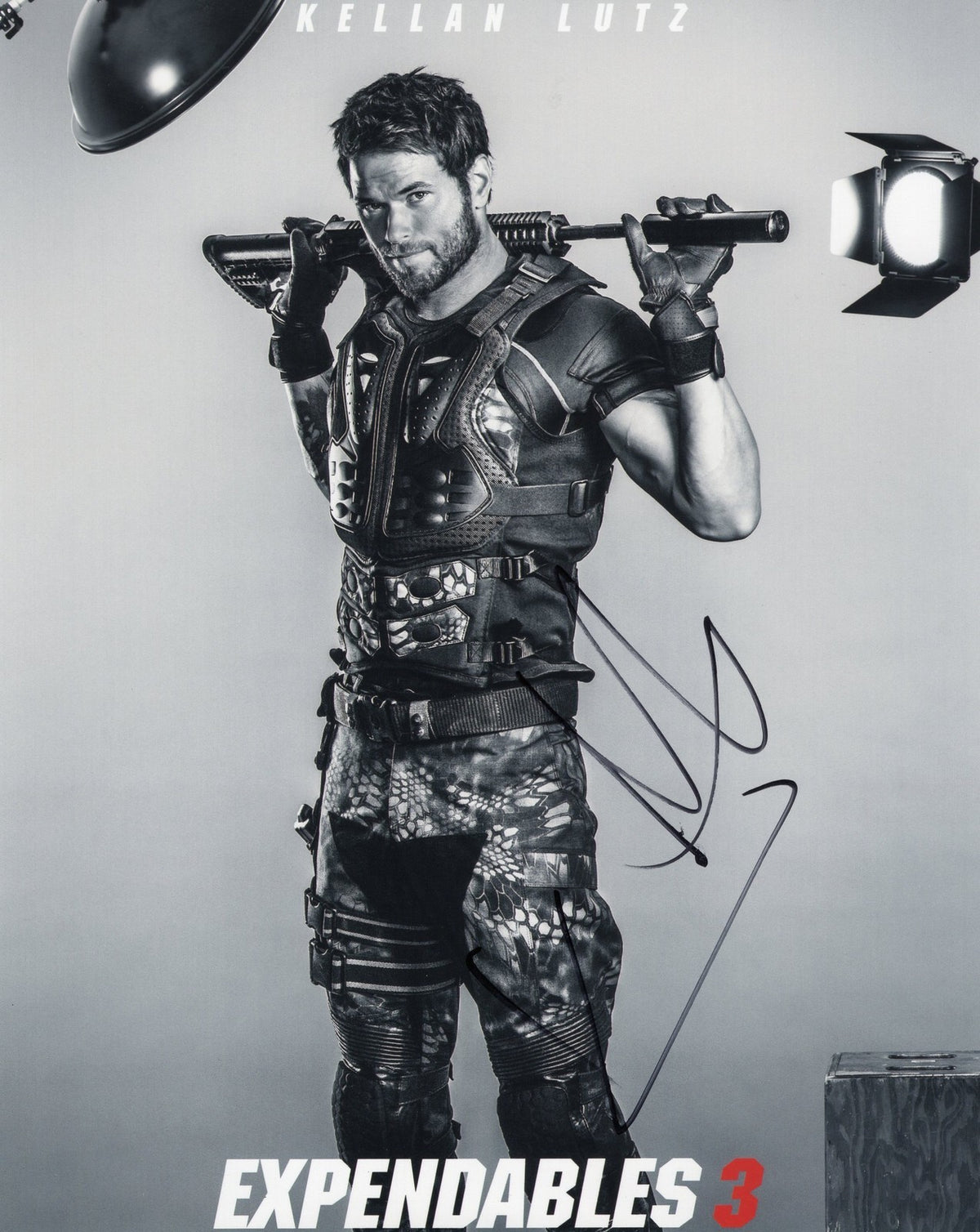 Kellan Lutz The Expendables 3 Signed 8x10 Photo w/COA