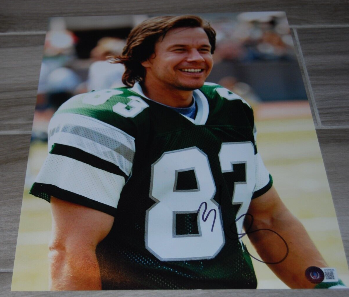 MARK WAHLBERG signed (INVINCIBLE) Movie 11X14 photo BECKETT BAS BH058630