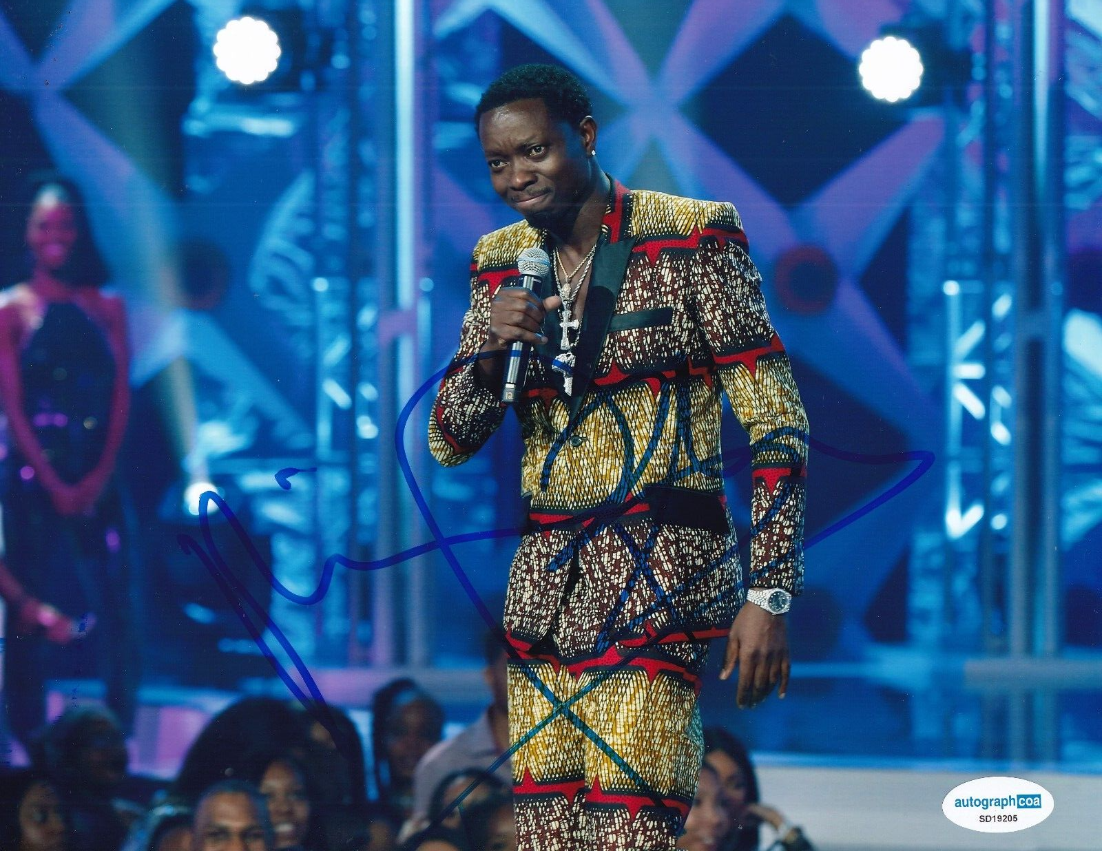 MICHAEL BLACKSON signed (THE MICHAEL BLACKSON SHOW) 8X10 photo ACOA SD19205