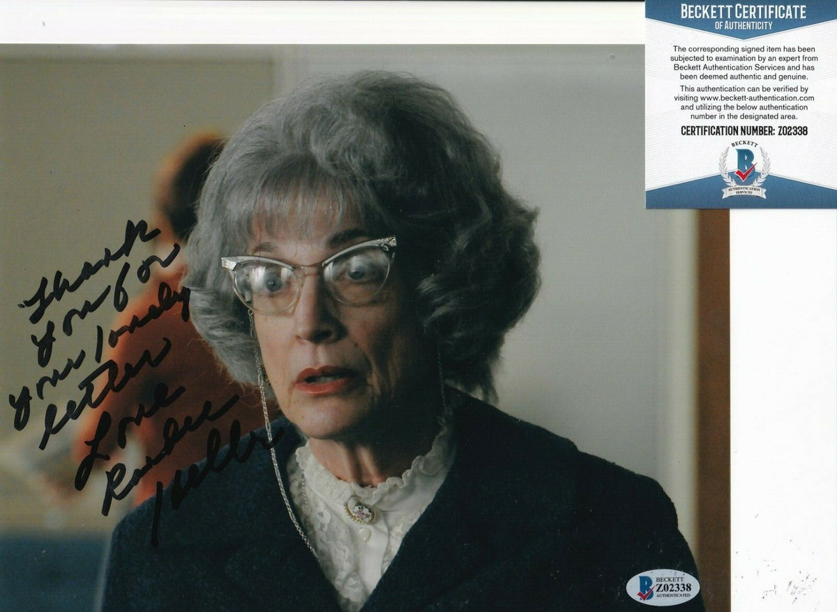 RANDEE HELLER signed (MAD MEN) Miss Blankenship Movie 8X10 photo BECKETT Z02338