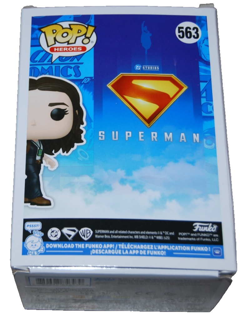 RACHEL BRONHAHAN signed (SUPER MAN) Lois Lane #563 Funko Pop BECKETT BAS BV13271