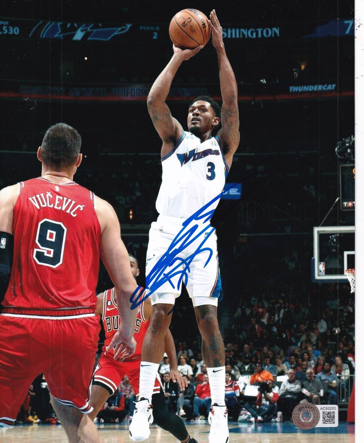 BRADLEY BEAL signed (WASHINGTON WIZARDS) SUNS 8X10 photo BECKETT BAS AC93293