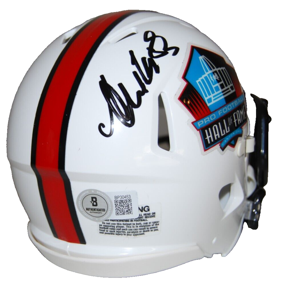 ANDRE REED signed (HALL OF FAME)  Bills mini football helmet BECKETT BP30453