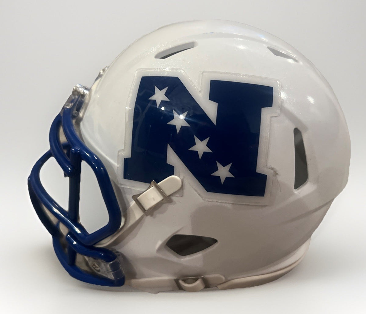 AL MICHAELS signed (Thursday Night Football) Announcer mini  helmet PSA/DNA