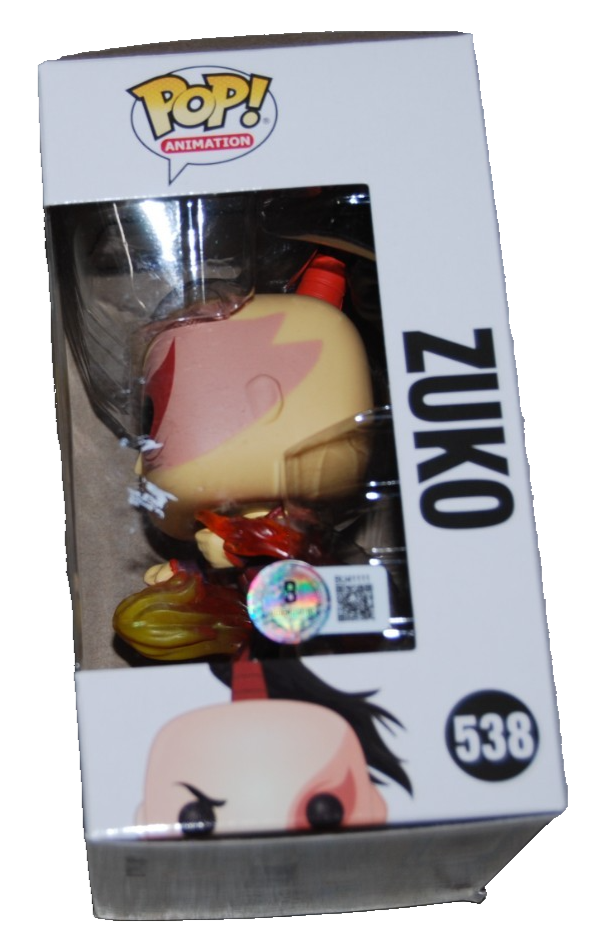 DANTE BASCO signed (THE LAST AIRBENDER) Zuko #538 Funko Pop BECKETT BU41114