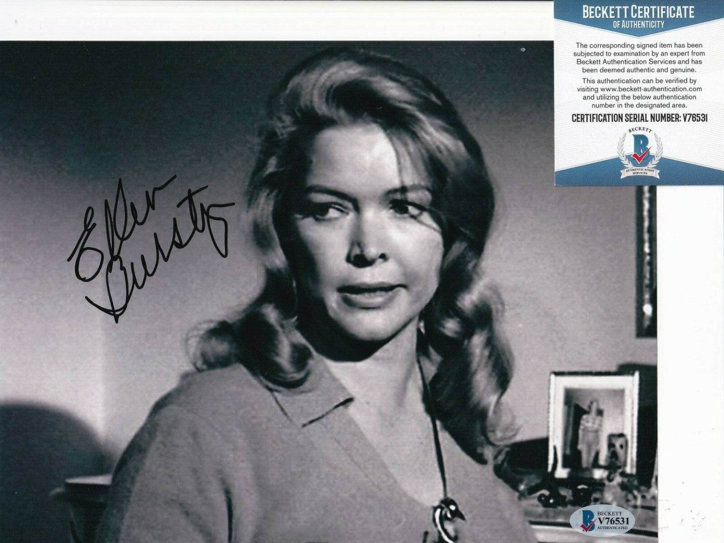 ELLEN BURSTYN signed (THE EXORCIST) Movie 8X10 photo BECKETT BAS V76531