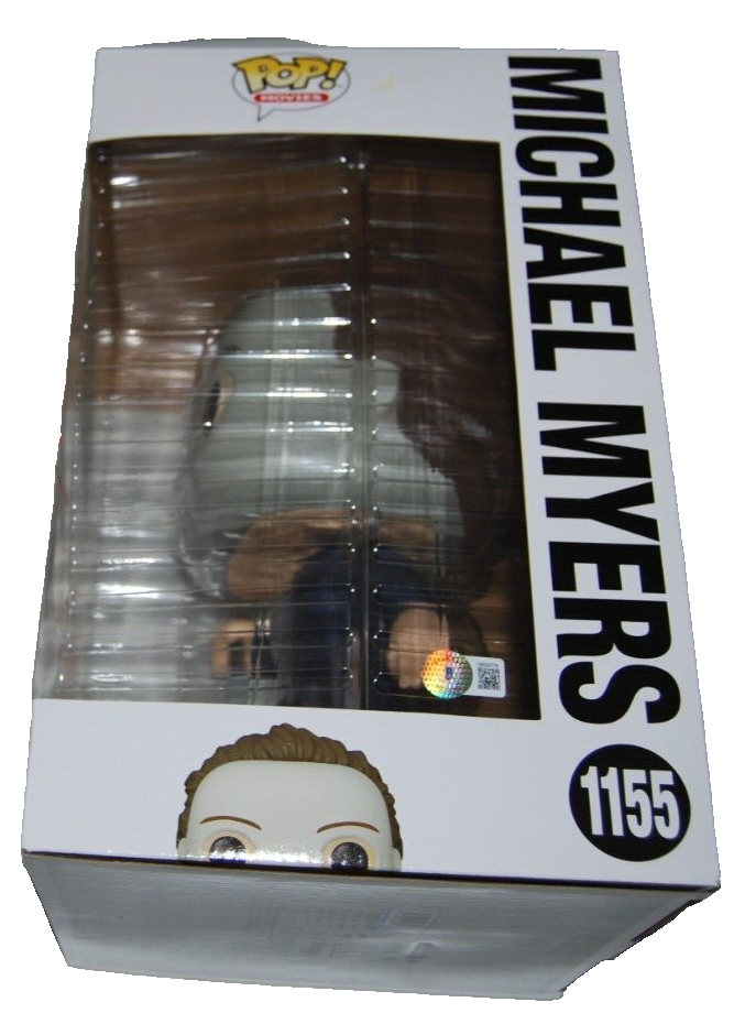 NICK CASTLE & TOMMY LEE WALLACE signed (HALLOWEEN) Jumbo Funko pop #1155 BAS