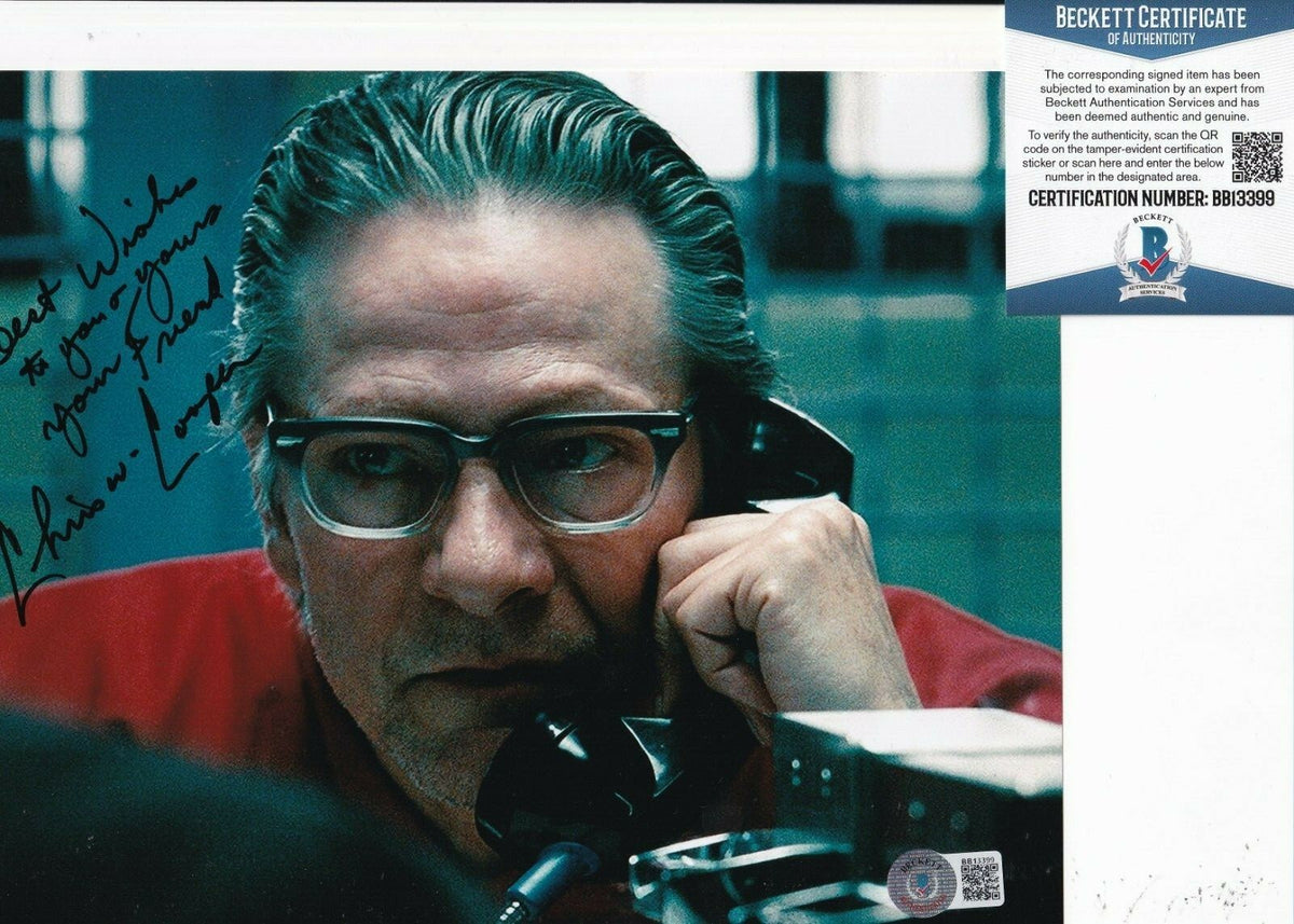 CHRIS COOPER signed (THE TOWN) Stephen MacRay Movie 8X10 photo BECKETT BB13399