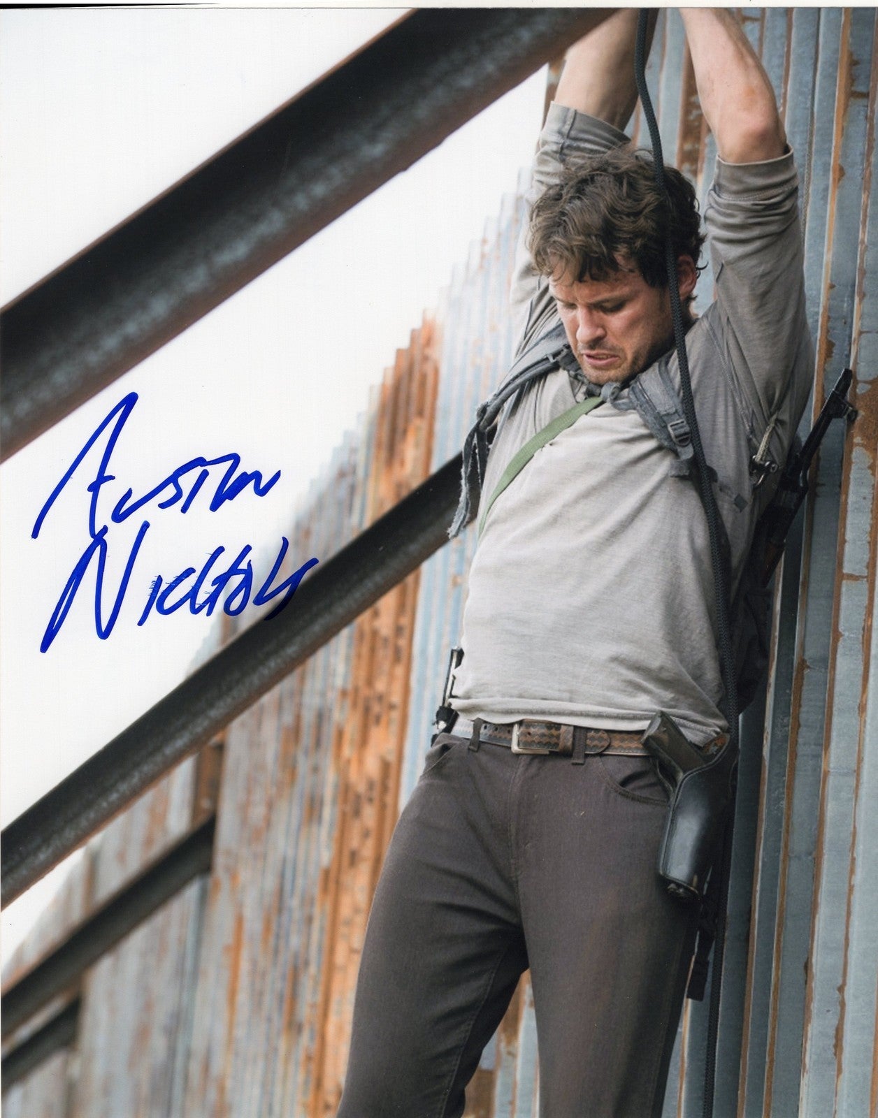 Austin Nichols The Walking Dead Spencer Monroe Signed 8x10 Photo w/COA