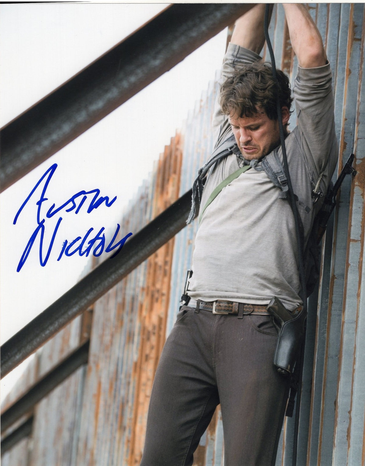 Austin Nichols The Walking Dead Spencer Monroe Signed 8x10 Photo w/COA