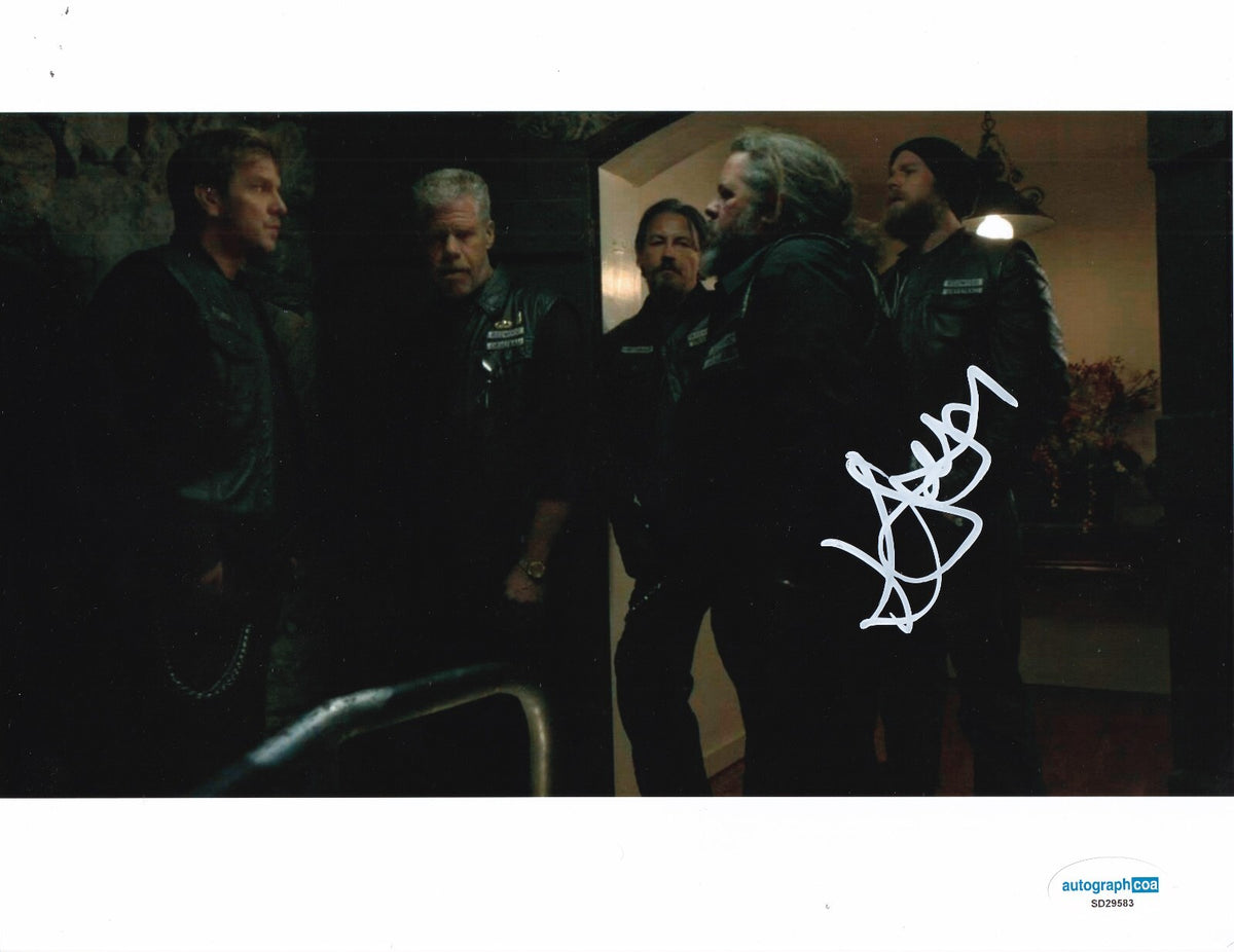 KENNY JOHNSON signed (SONS OF ANARCHY) Herman Kozik 8x10 photo ACOA SD29583