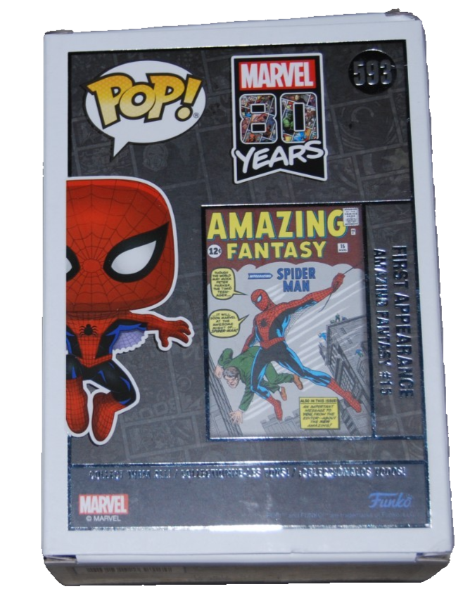 HUDSON THAMES signed (SPIDER MAN) Marvel 80 #593 Funko Pop BECKETT BU41104