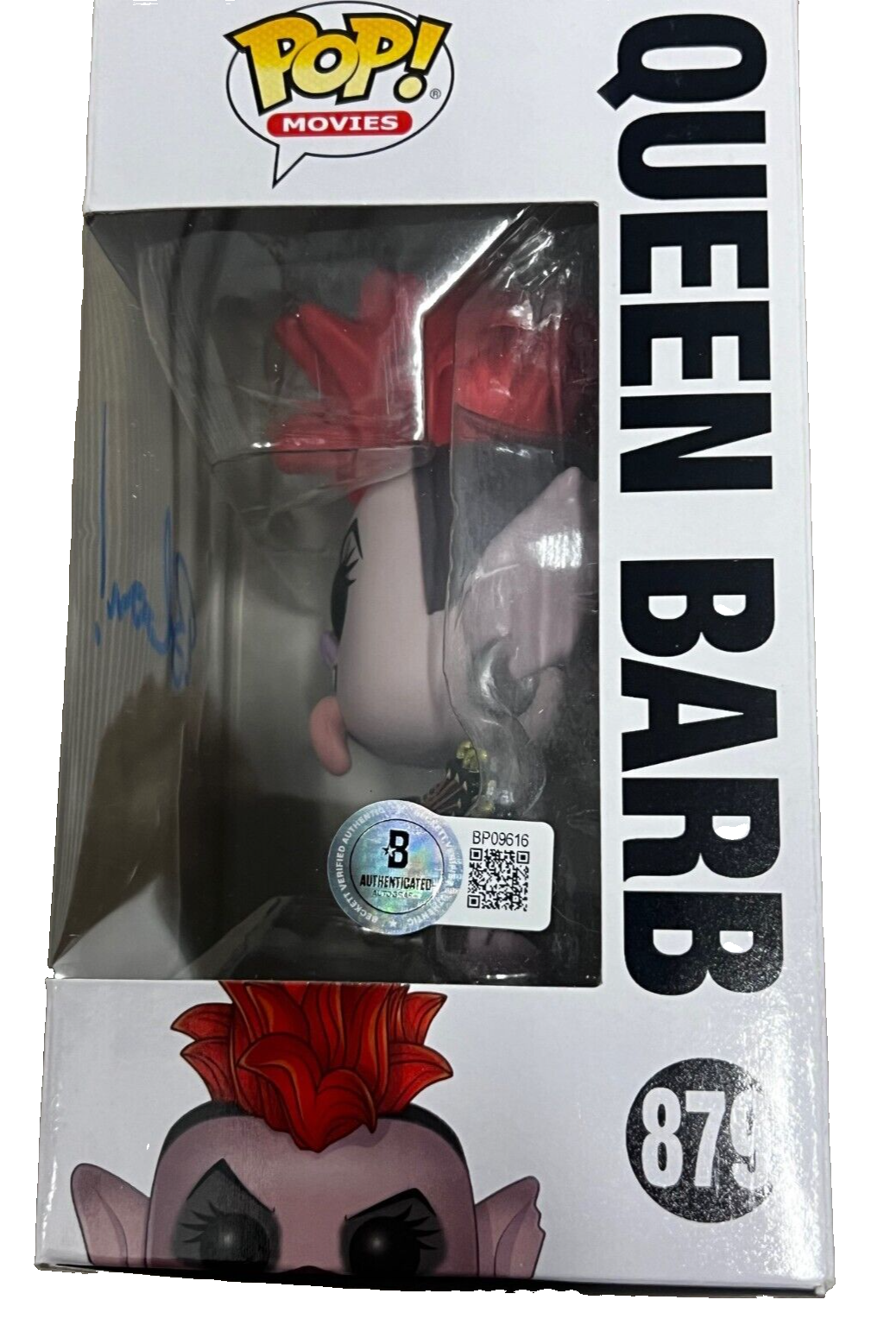RACHEL BLOOM signed (TROLLS WORLD TOUR) Queen Barb Funko Pop 879 BECKETT BP09616