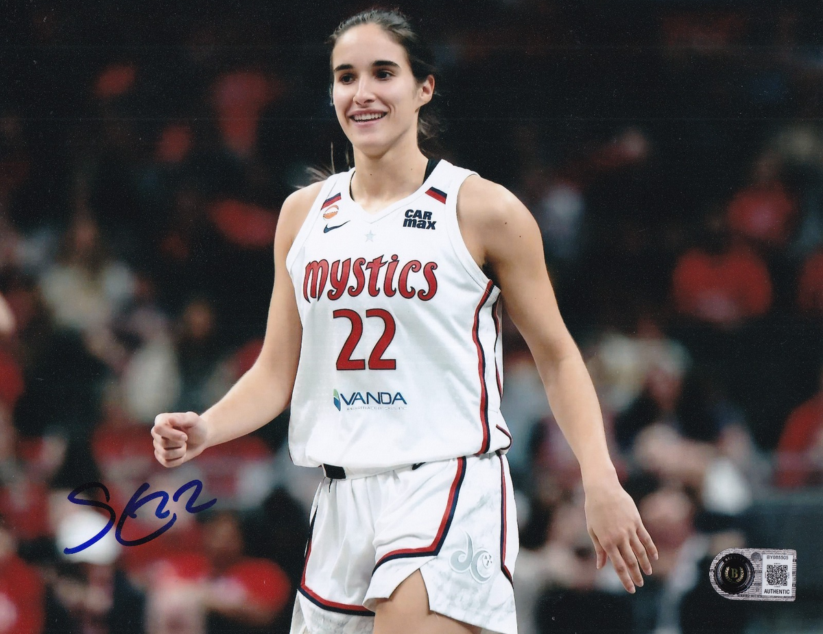 SONIA CITRON signed (WASHINGTON MYSTICS) WNBA basketball 8x10 BECKETT BY085505
