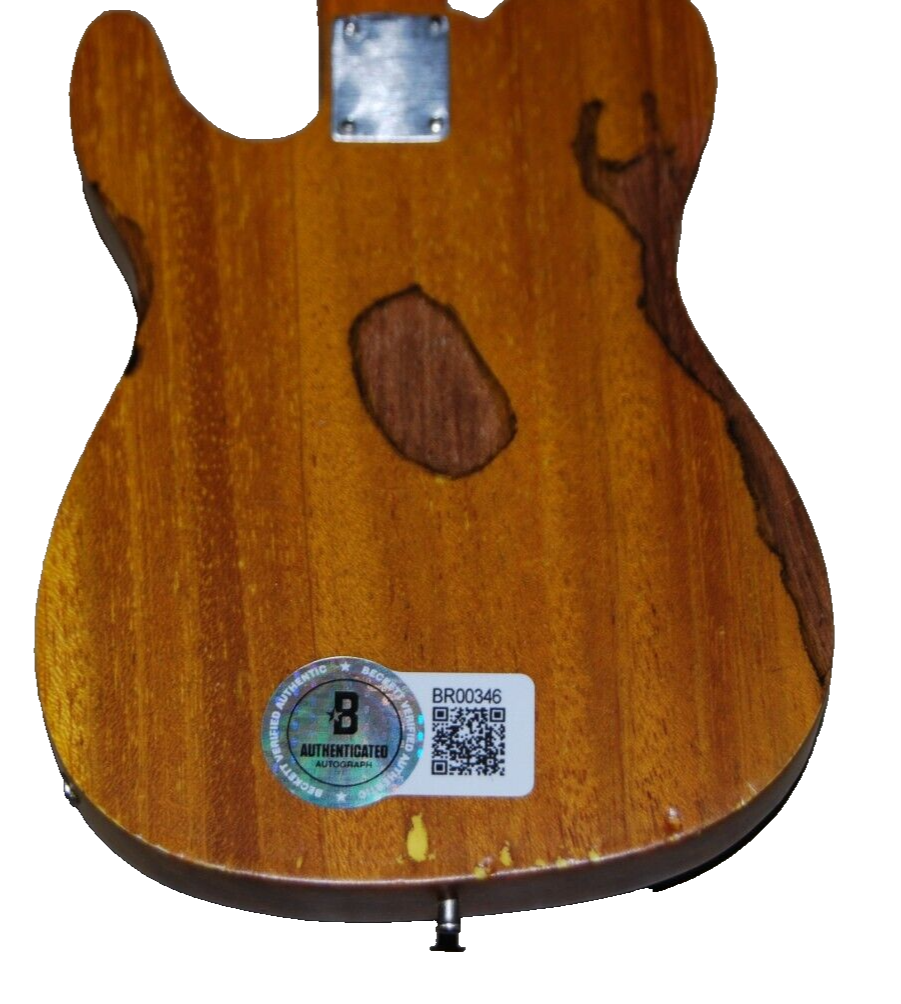 JEREMY ALLEN WHITE signed (DELIVER ME FROM NOWHERE) mini guitar BECKETT BR00346