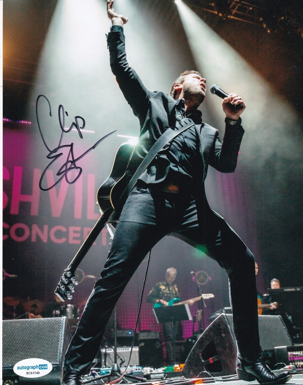 CHARLES ESTEN signed (NASHVILLE) Deacon Claybourne 8X10 photo ACOA SC51740