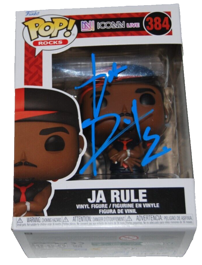 JA RULE signed (ICONN LIVE) Pop Rocks #384 Funko Pop BECKETT BAS BN07924