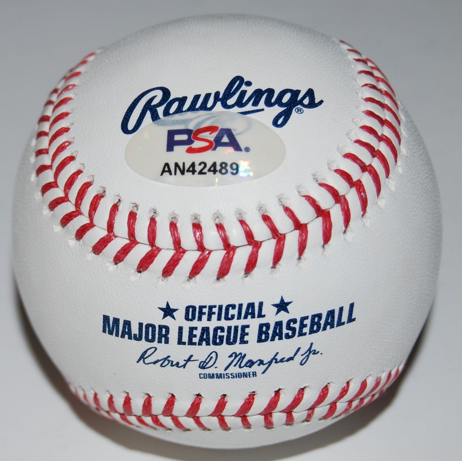 JORDAN WICKS signed (CHICAGO CUBS) OML Major League baseball PSA/DNA AN42489