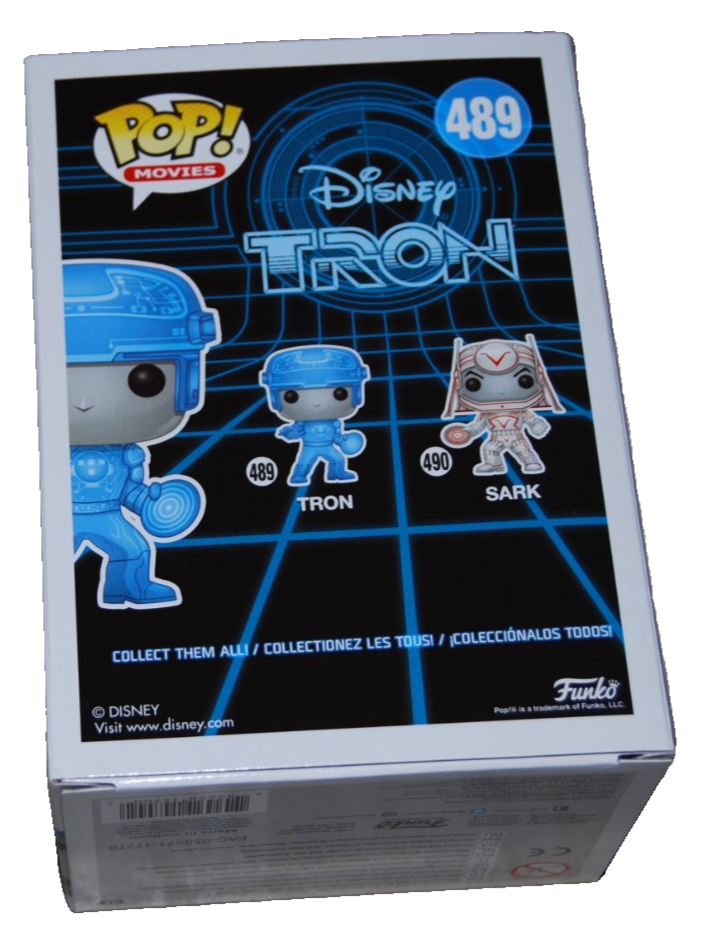 GARRETT HEDLUND signed (TRON) #489 Glow in the Dark Funko Pop BECKETT BU41133