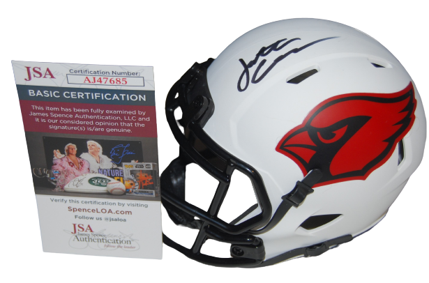 JONATHAN GANNON signed (ARIZONA CARDINALS) LUNAR mini helmet JSA COA AJ47685