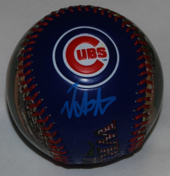KEVIN ALCANTARA signed (CHICAGO CUBS) Wrigley Field baseball BECKETT BW54300