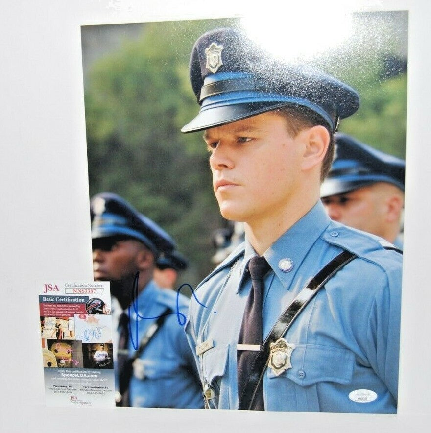 MATT DAMON signed (THE DEPARTED) Colin Movie autographed 11X14 photo JSA