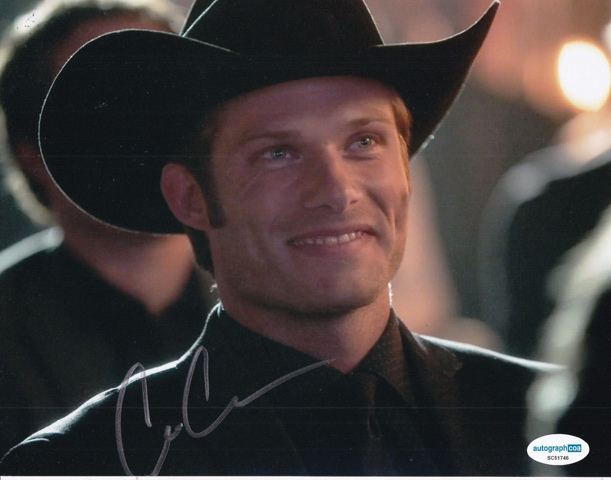 CHRIS CARMACK signed (NASHVILLE) TV SHOW Will Lexington 8X10 photo ACOA SC51746