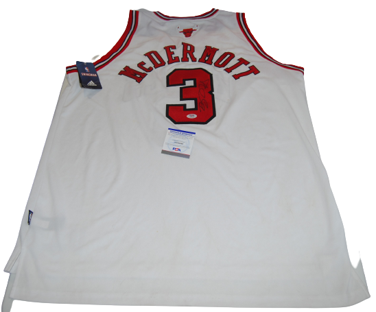 DOUG MCDERMOTT signed (CHICAGO BULLS) Swingman Basketball jersey PSA/DNA AM36846