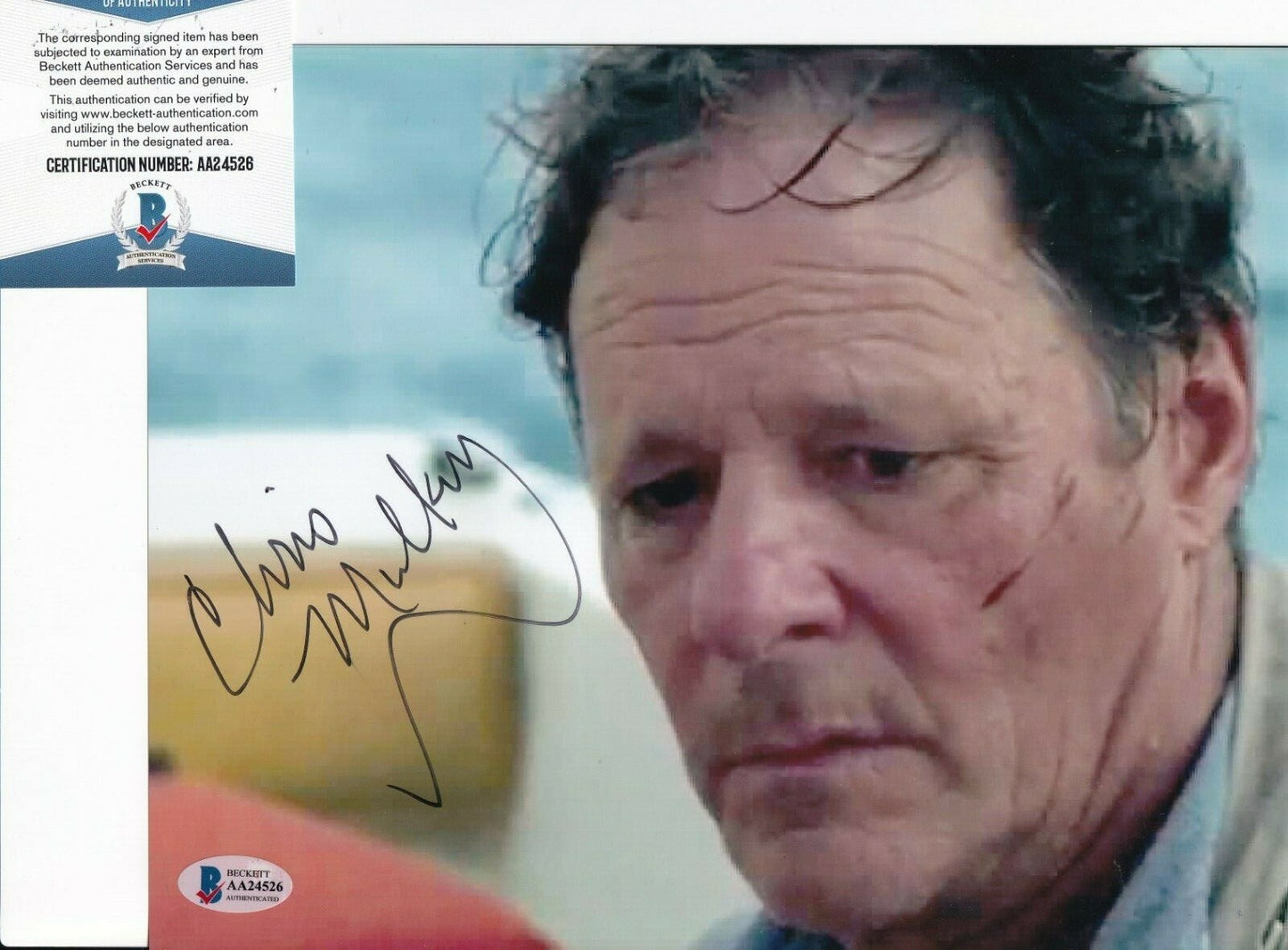 CHRIS MULKEY signed (BREAKING BAD) Actor 8X10 photo BECKETT BAS AA24526