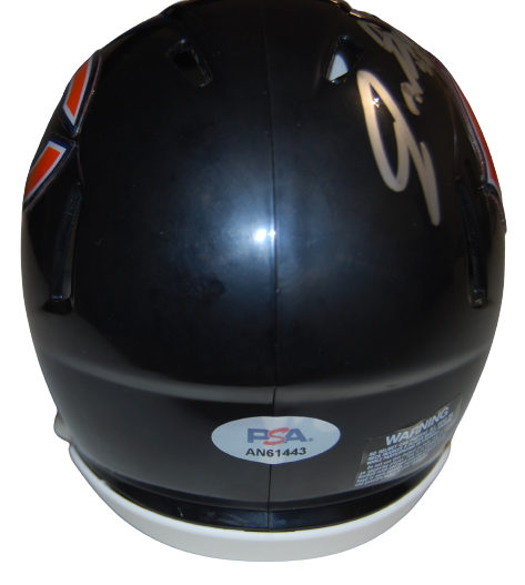 JACK SANBORN signed (CHICAGO BEARS) mini football helmet PSA/DNA AN61443