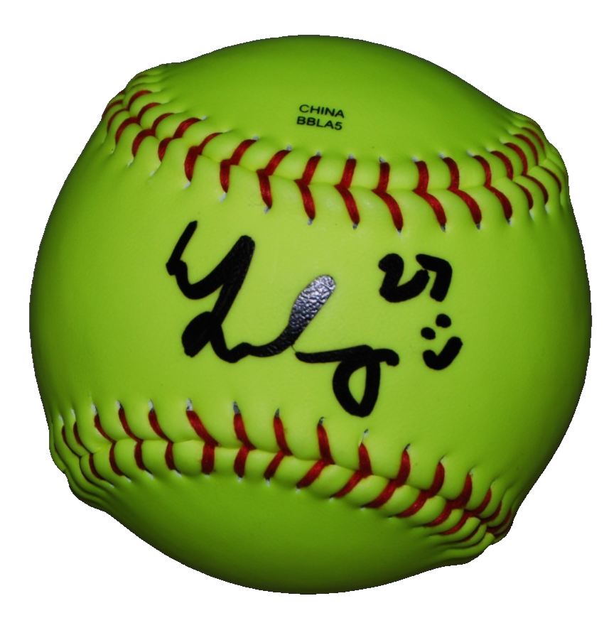 EMMA LEMLEY signed (BLAZE) Virgina Tech USA Softball 12" BECKETT BAS BT78227
