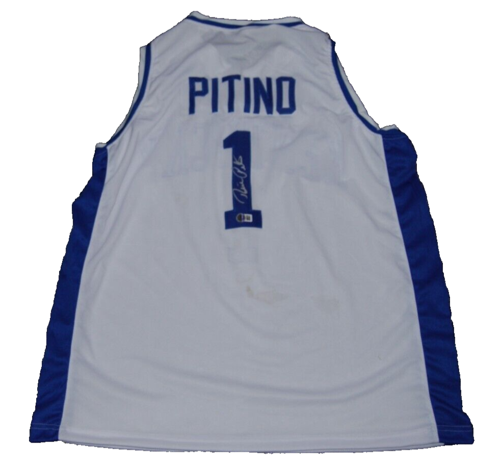 RICK PITINO signed (KENTUCKY WILDCATS) custom basketball jersey BECKETT BR67701