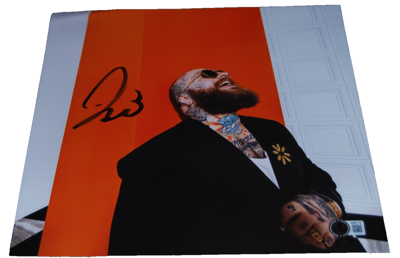 TEDDY SWIMS signed (THERAPY) 11X11 Vynil record insert BECKETT BAS BW61776