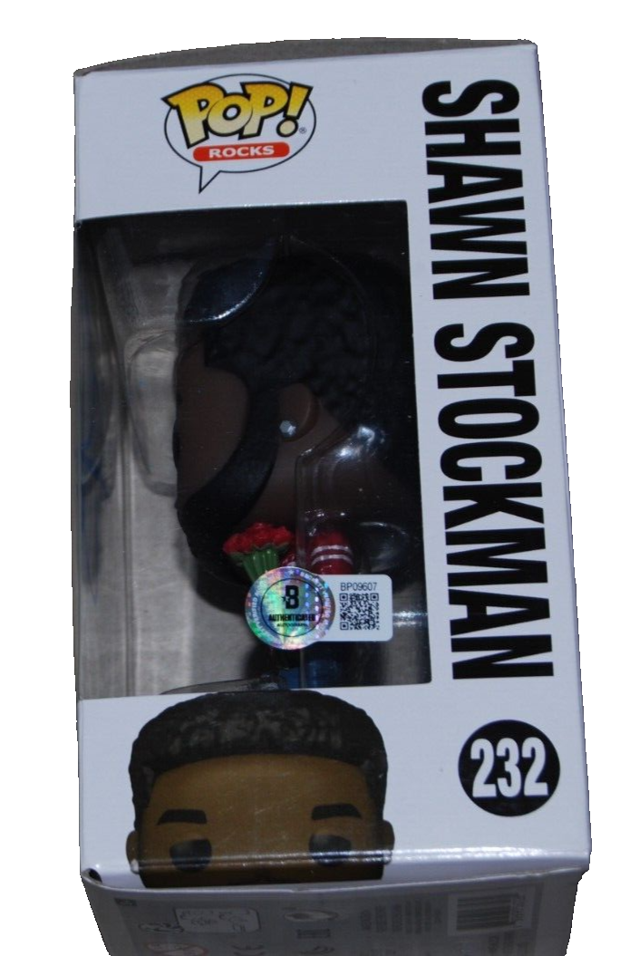 SHAWN STOCKMAN signed (BOYS II MEN) #232 Funko Pop Rocks! BECKETT BAS BP09607